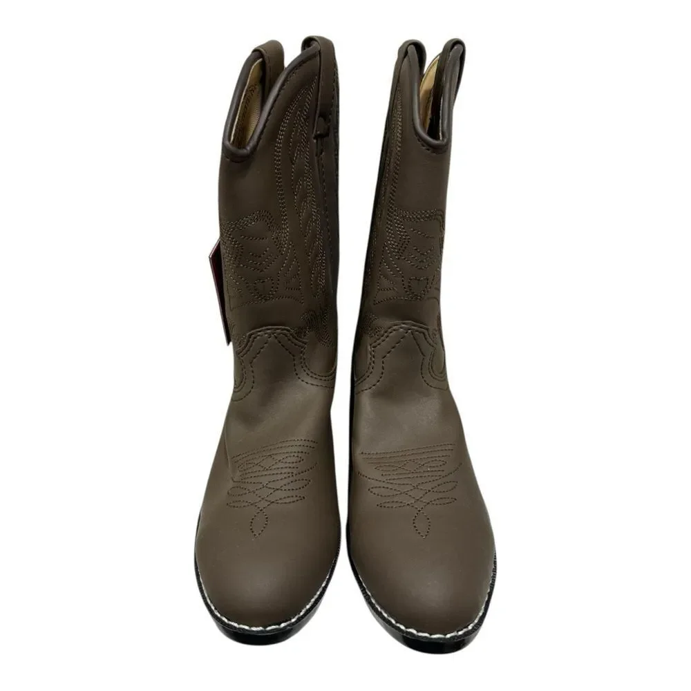 New Durango Little Kids Brown Eagle Western Cowboy Boots 2.5